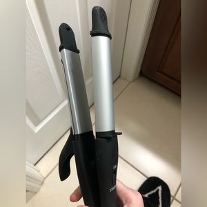 Straightening/curling iron (2 in 1)